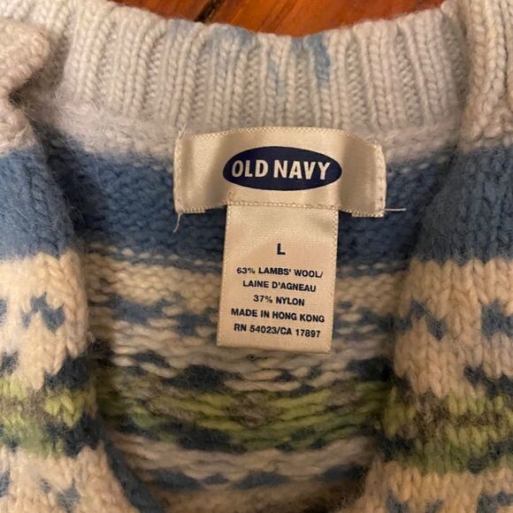 Old Navy Sweater Gray Large SMALL - Picture 3 of 9